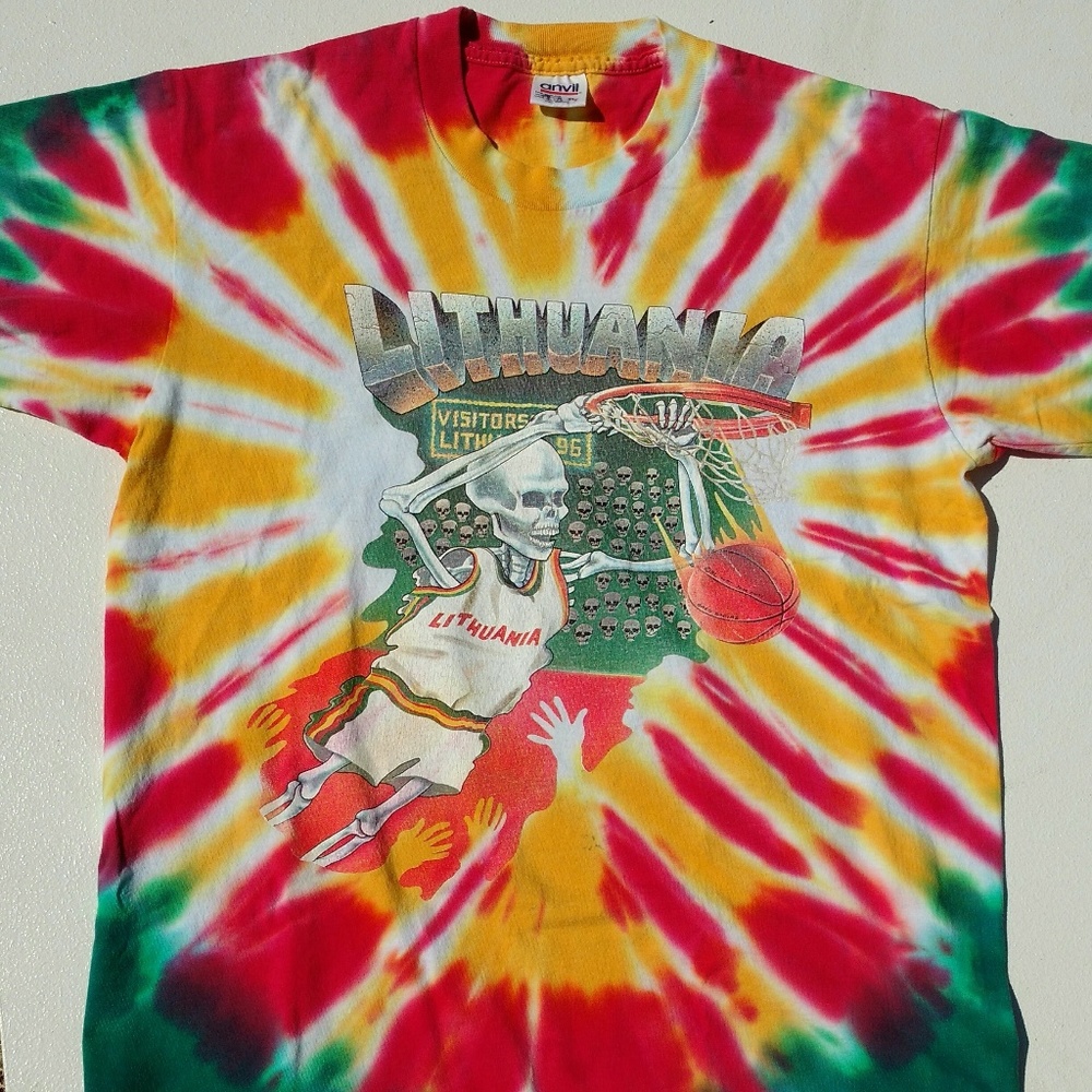 VINTAGE 1992 OLYMPICS GRATEFUL DEAD X LITHUANIA T